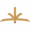 Ekena Millwork Davenport Rough Sawn Timber Gable Bracket, Western Red Cedar, 60"W x 30"H x 4"D x 4"F, 12/12 Pitch GBW060X30X0404DAV00RWR - alternate 1